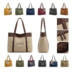 The Essential Canvas Tote for Women - Lightweight Laptop Bag, Teacher & Student Gift
